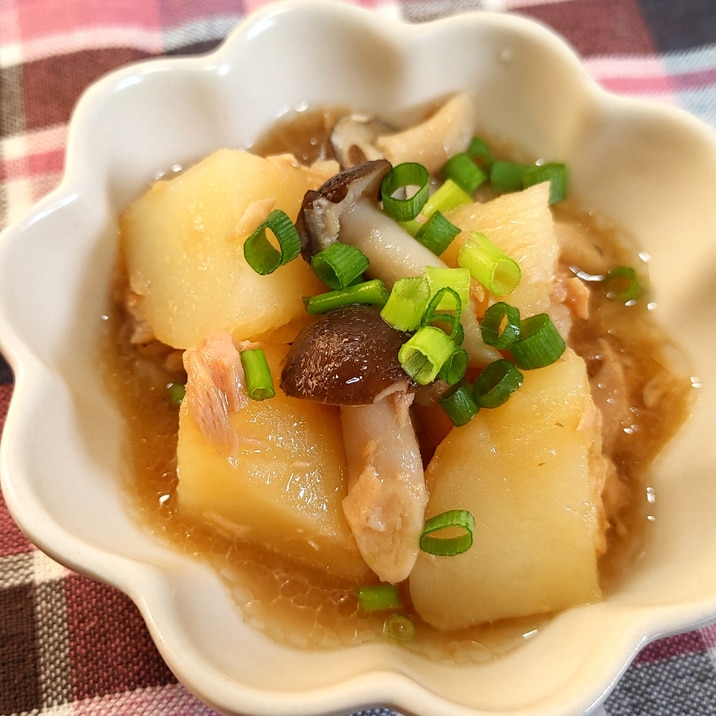 じゃがいも&しめじのツナスープ煮